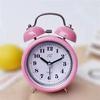 Children's Students Metal Bell Alarm Clock Creative Learning Silent Night Lights Fashionable Classic Loud Bedside Cute Clock Watch