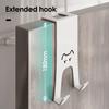 Behind The Door Hook No Drill Hooks Easy Hanging Waterproof Hook for Bathroom Kitchen Bedroom Balcony