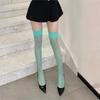 Women Glitter Thigh High Stockings 12D Summer Ultra-thin Ladies Collant Sexy Lingerie See Through Stockings Wide Rib Top Details