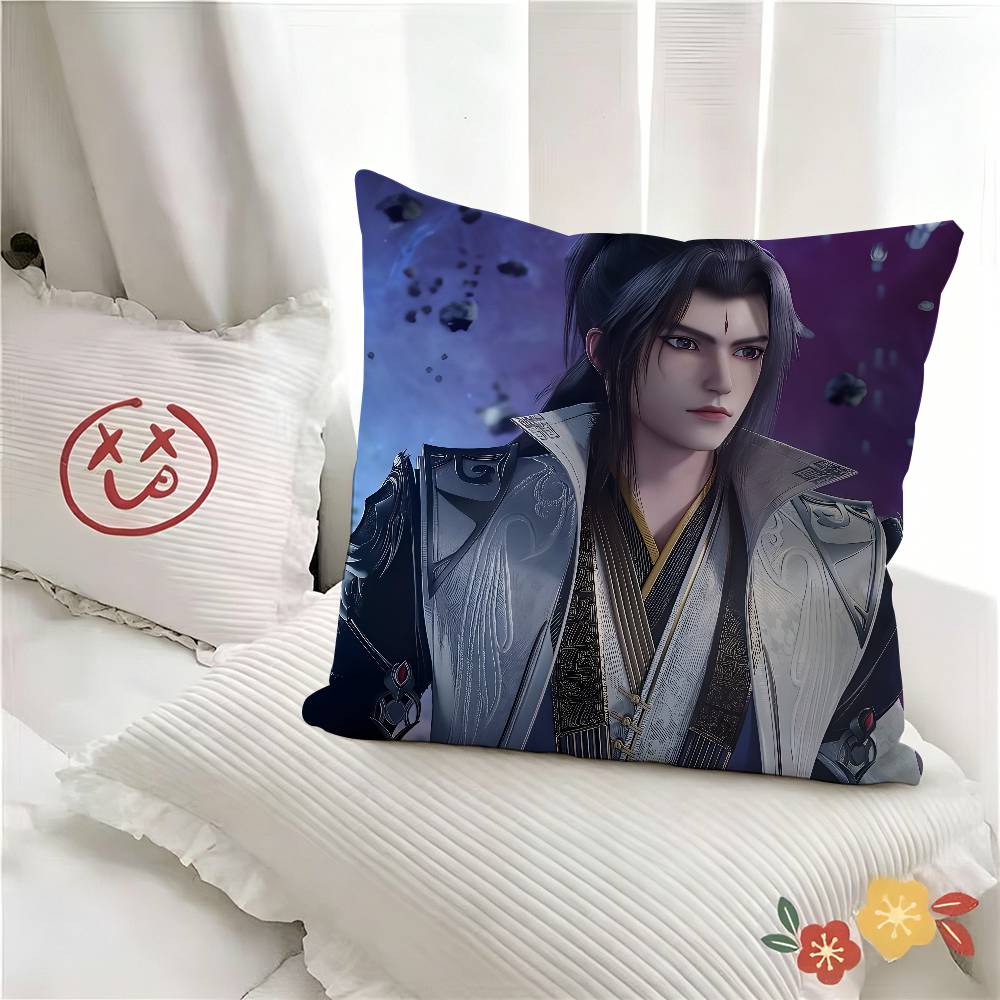 pc Wang Lin Renegade Immortal Xian Ni Pillow Case Fashion Square Pillowcase Bedroom Sofa Room Ins Decoration Leisure