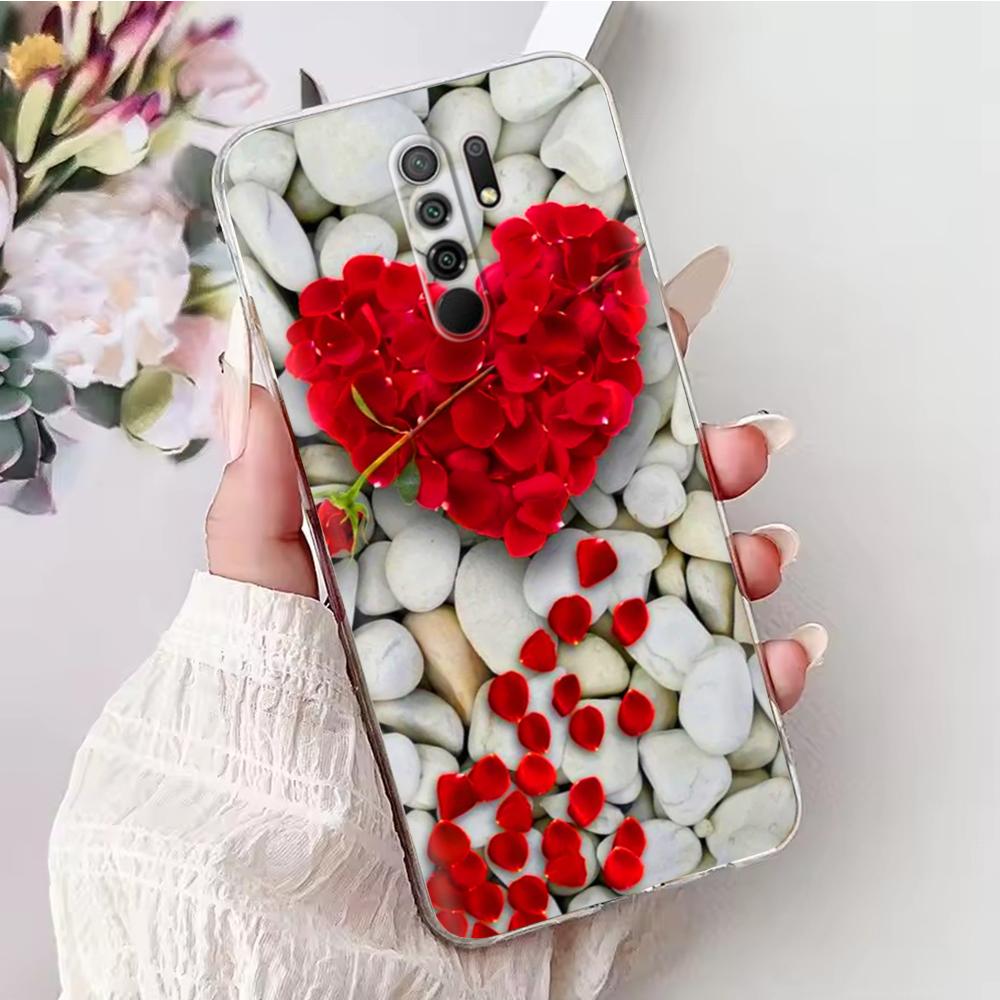 Phone Case For Xiaomi Redmi 9 Case Soft TPU Silicone Back Cover for Xiaomi Redmi 9 Redmi9 Case Transparent Bumper Cover Fundas