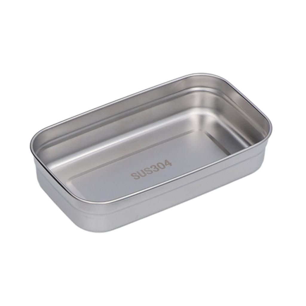 Lunch Box 2 Tier Stackable Container Folding Buckle Stainless Steel Insulated Lunch Box