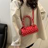 Neue Stifthaltertasche Handtasche Punktehandtasche kleine Tasche Schulter Crossbody Trommeltasche Damentasche
