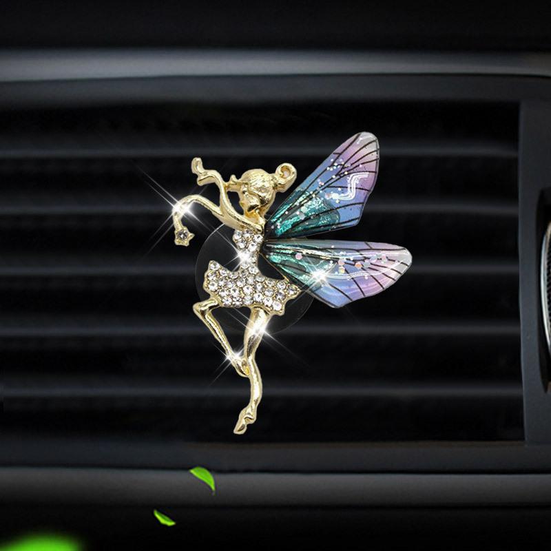 Fairy Style car air freshener perfume bottle diffuser in the car auto Air conditioner outlet vent air Perfume clip