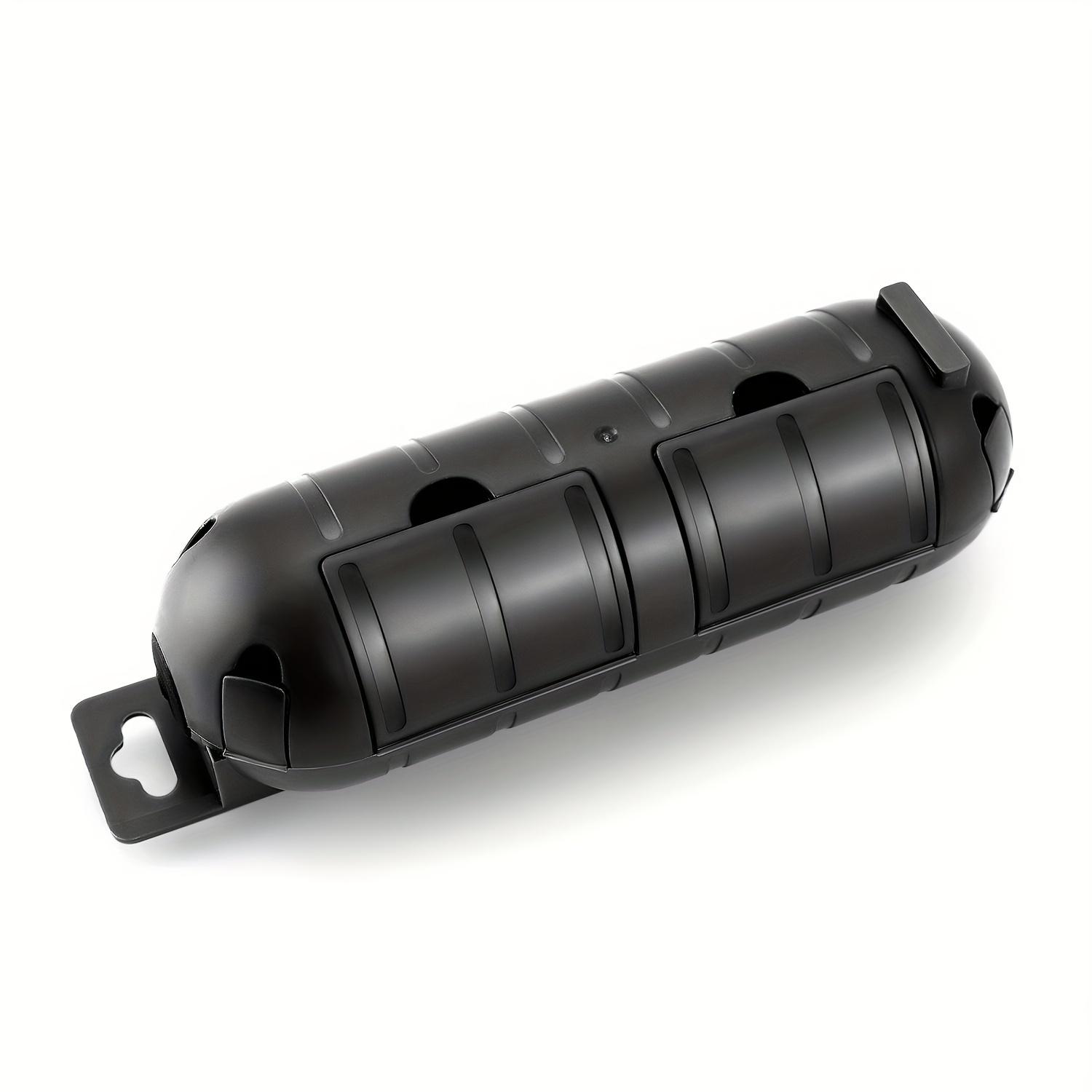 

1/3pcs Waterproof Black Extension Cord Cover -Indoor/Outdoor for Holiday Lights/Power Tools, Secure Closure & Organizer