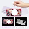 For iPhone 17 Pro Max Case Oil Painting Rose Flowers Magnetic For Magsafe Silicone Cover For iPhone 16 Pro Max Funda iPhone 15 14 13 12 11 16E