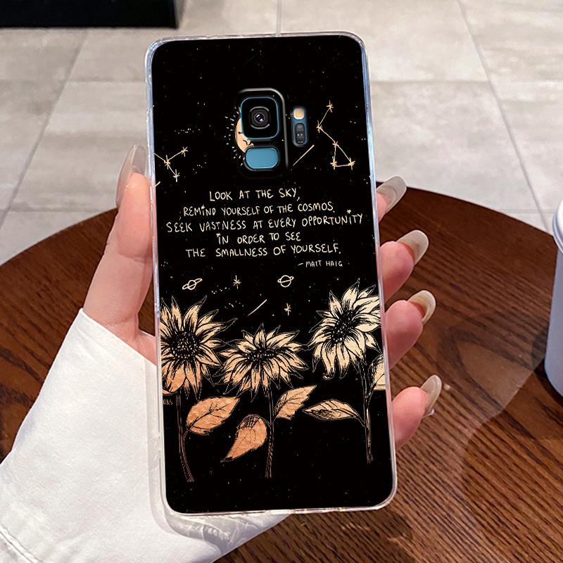 Casing For Samsung Galaxy S9 Case Samsung S9 Plus S9+ Back Cover Aesthetic Fashion Cute Cat Soft Silicone Transparent Phone Case