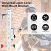 Wall Level Hanger Level Hanger Mount Portable Adjustable Support Stand Adapter Base With Scale For Construction Carpentry