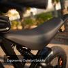 Elektrische Mountainbike voor Volwassenen 20" 1500W Accu 52V 25Ah Verwijderbaar Volledige Schokdemping 7 Versnellingen Fatbike 50KM-60KM PAS