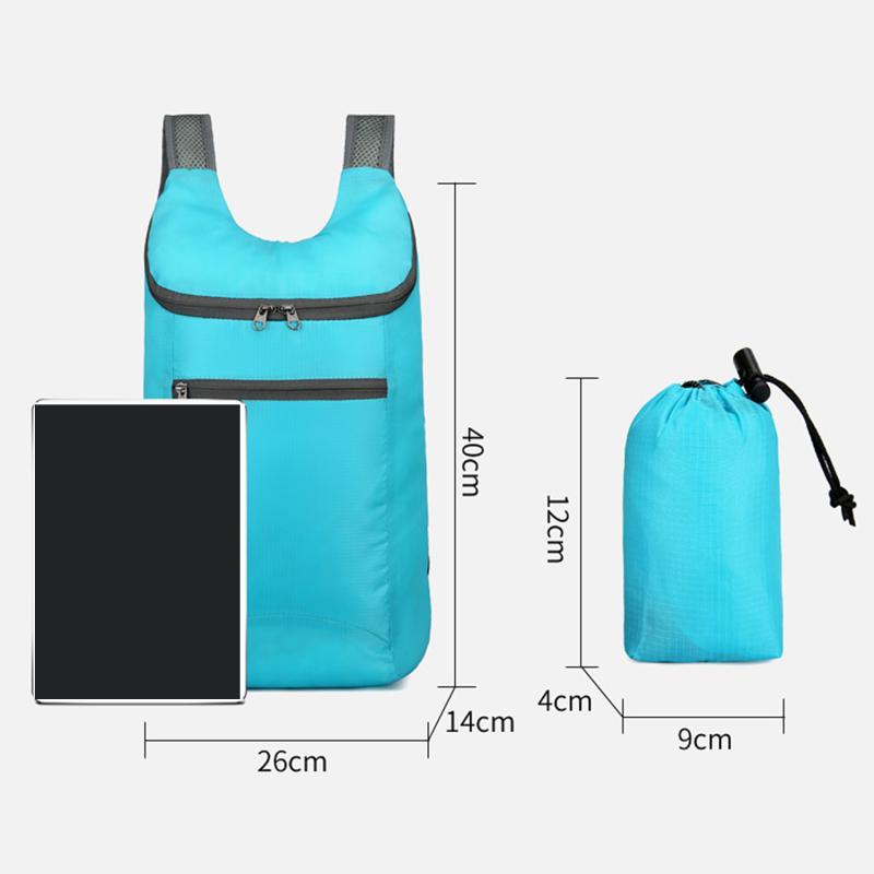 Outdoor Portable Foldable Double Shoulder Lightweight Sports Backpack Travel Bag