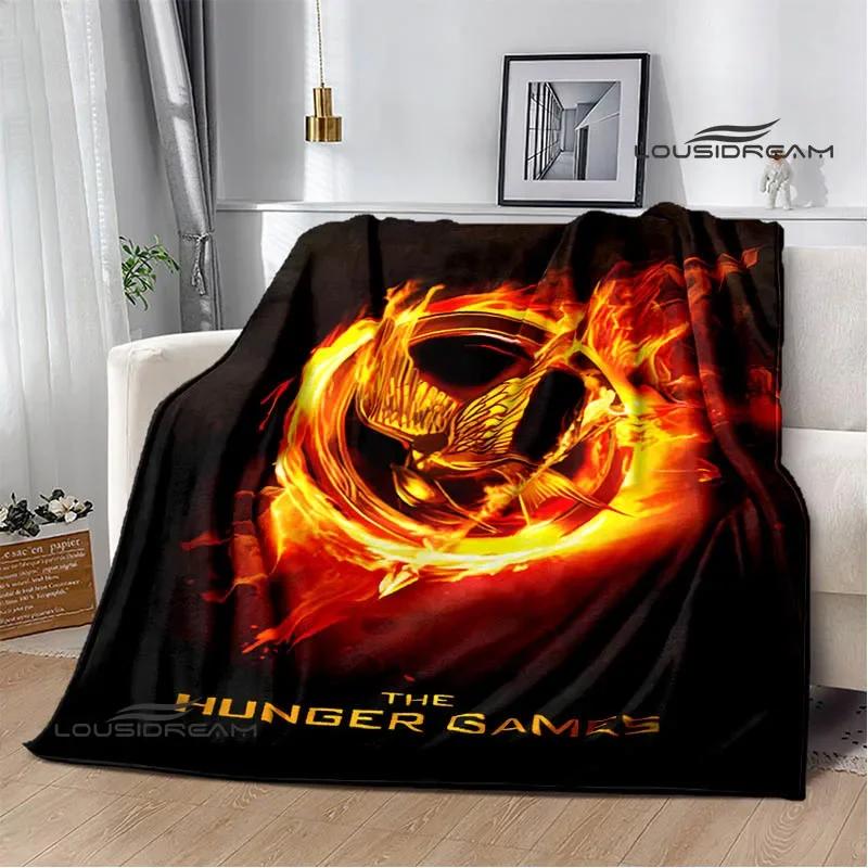 Les Jeux de la Faim couvertures imprimées flanelle Couverture chaude douce et confortable couverture pour la maison le voyage couverture de pique-nique cadeau d'anniversaire