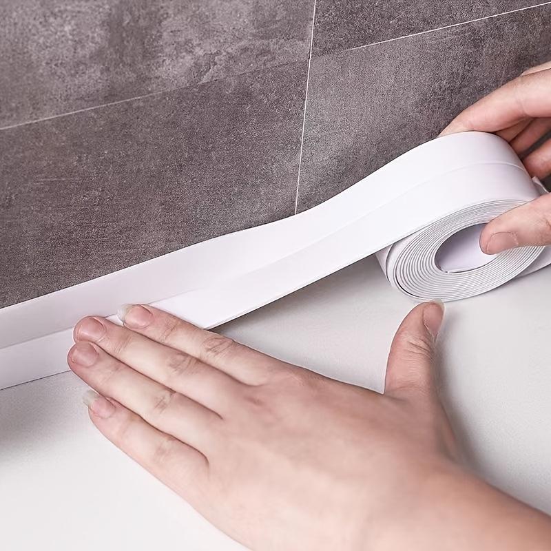 1pc Self-Adhesive Sealing Strip Caulk Sticker Caulk Strip Waterproof Caulking Sealing Tape for Sink Kitchen Countertop Shower