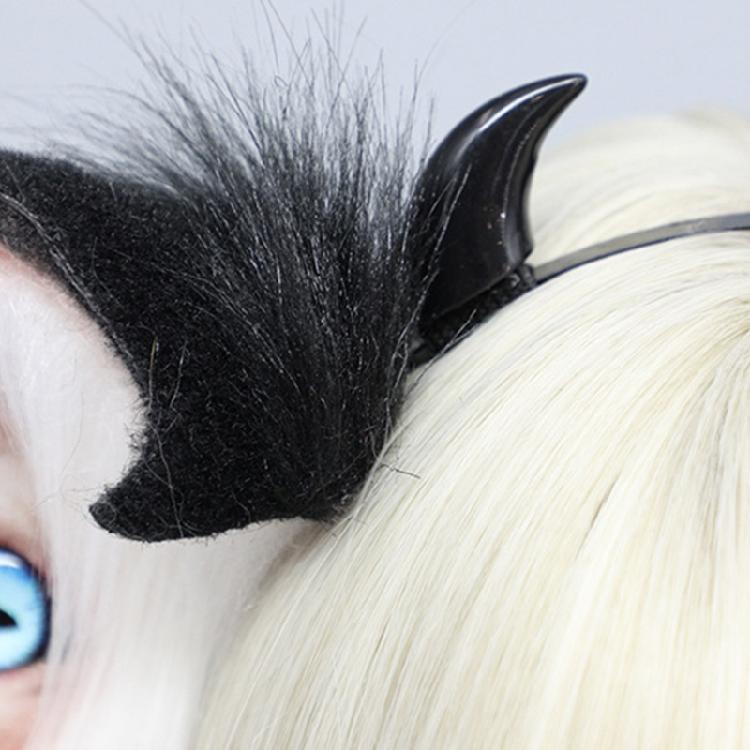 Stilvoller Tierohren-Haarreif Stirnband Kostüm Kopfschmuck Bequemes Plüsch-Accessoire für Frauen und Kostümpartys