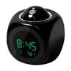Mirror Projection Clock Multi-function Creative Projection Clock Temperature Display 12/24 Hours Living Room Bedroom Dorm Clock
