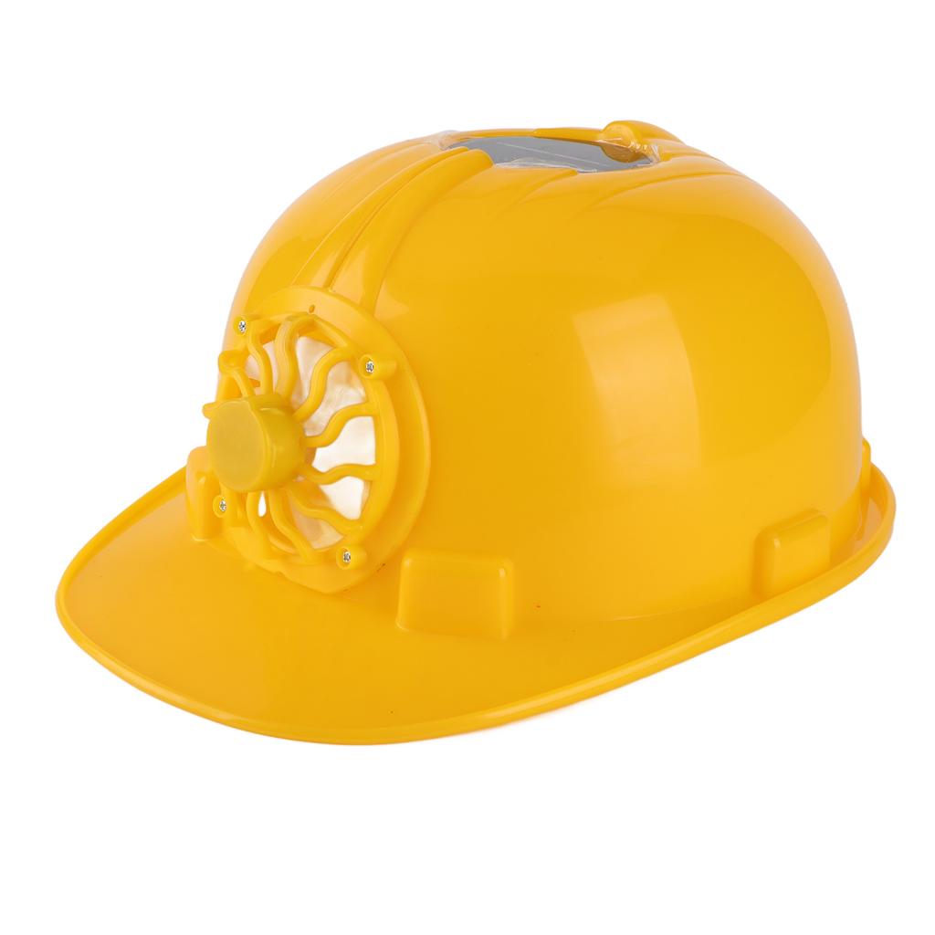 Casco di sicurezza con ventola Raffreddamento frontale Alimentato a cella solare Traspirante Parasole per cantiere