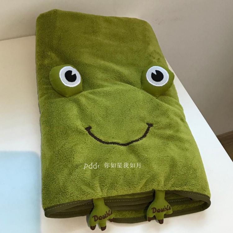 

Мультяшная лягушка полотенца бытовые утолщенные коралловый бархат водопоглощающие ванная мода универсальное банное полотенце мытье рук милый дом