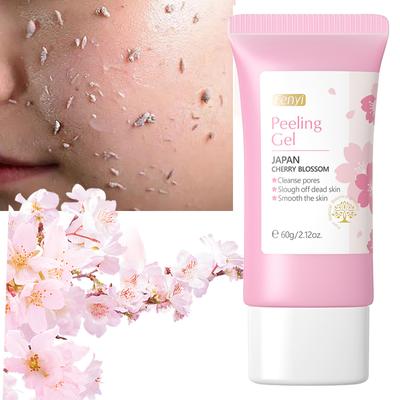 Sakura Face Głęboko Oczyszczający Żel Peelingujący Pielęgnacja Skóry Wybielający Nawilżający Regenerujący Peeling do Twarzy Pielęgnacja Skóry 60g