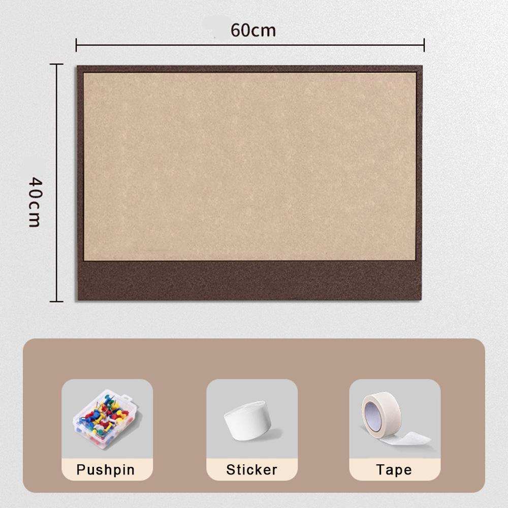 Cork Board for Wall Bulletin Vision Board 60cmX40cm
