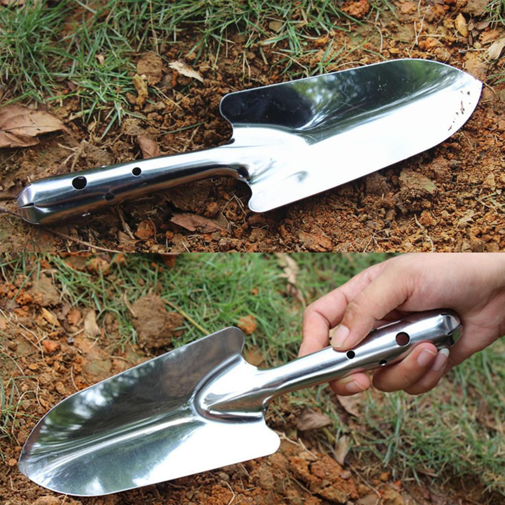 Stainless Steel Garden Trowel Potting Soil Scoop Hand Shovel Tool Soil Diggers for Gardening