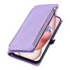 For iPhone 17 Case TPU+PU Leather Wallet Phone Cover with Wrist Strap