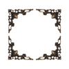 Gold 40mm Decorative Photo Frame Bronze Notebook Cover Corner Bracket for Menus Bracket Decor