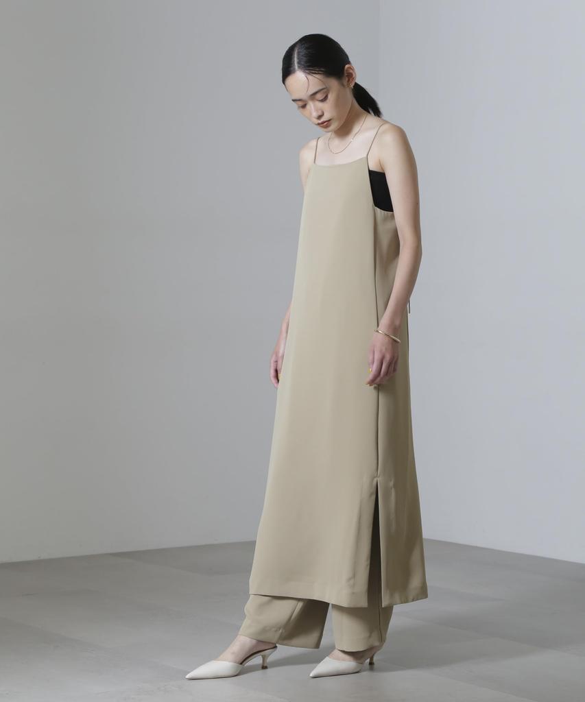 Nano Universe Drawstring Gathered Pants (Can be paired with other items) Size S, Beige