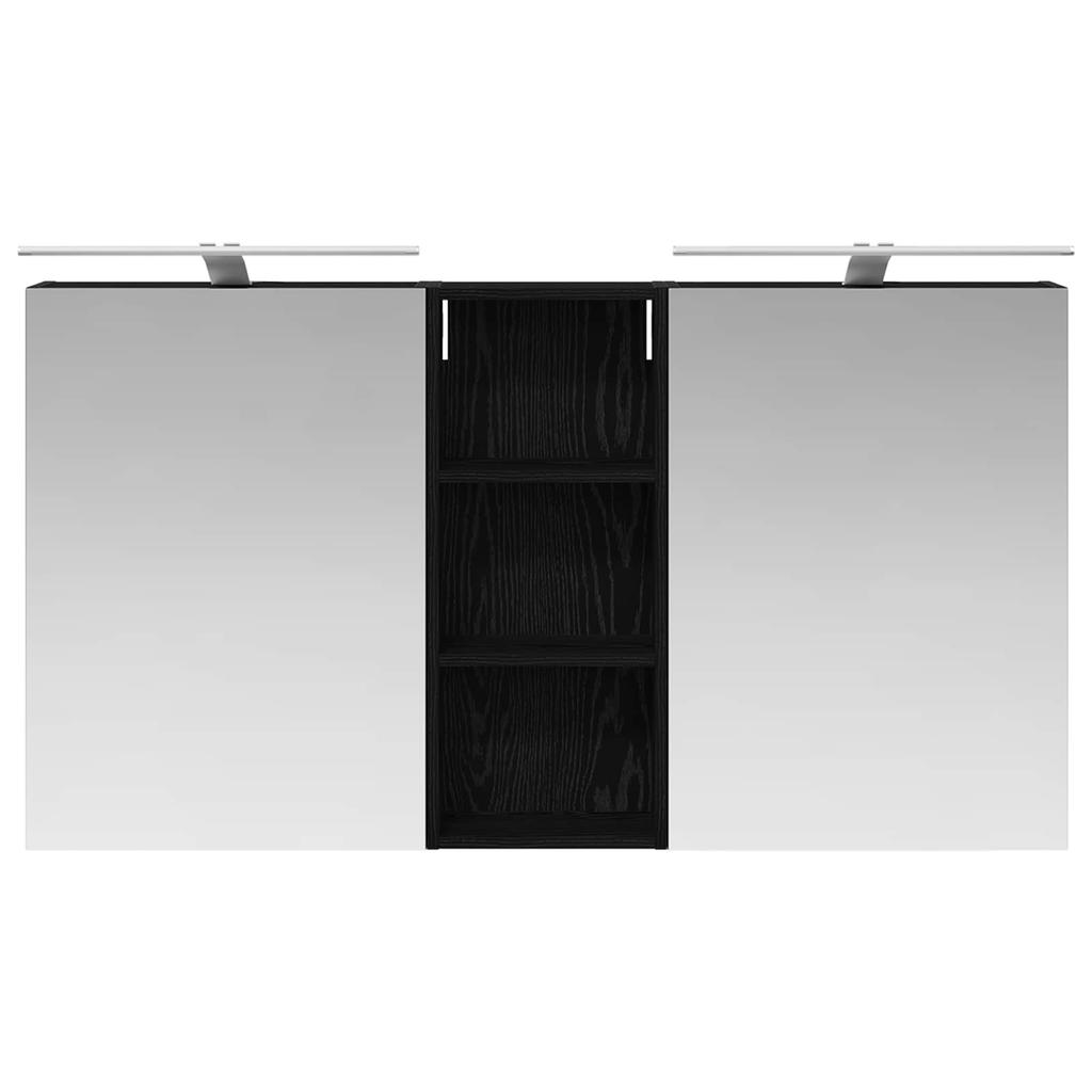 Bathroom Cabinet Set 3 Pcs 130 X 14.5 X 70 Cm Particleboard