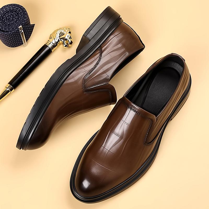 Fashion Stylish Casual Leather Man Loafers New Arrival Mens Casual Shoes Lightweight Business Shoes Handmade Slip on Flats Driving Shoes