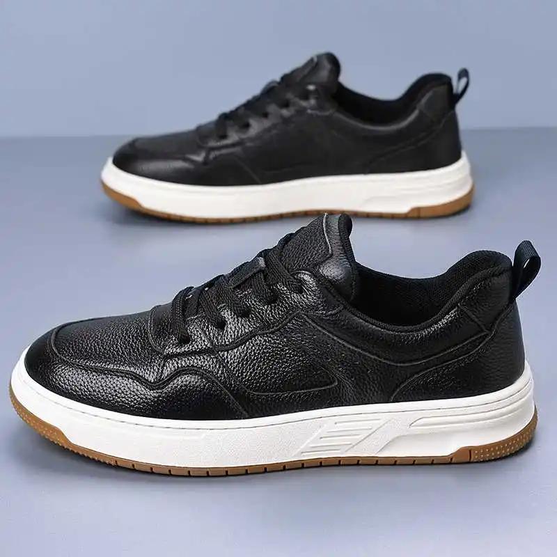 Fashion High Platform Perforated Fashion Man Shoes Flats Men's Sneakers Large Sizes Men's Loafer Sports Nice Original Sneskers