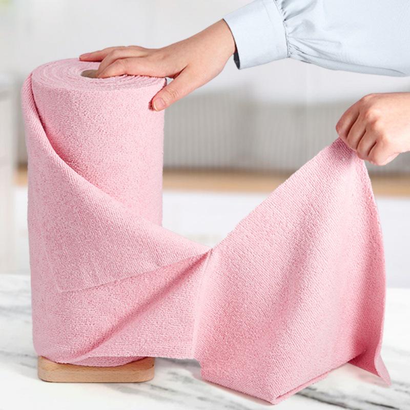 Tear-off Thick Absorbent Weekly Disposable Dishcloth for Kitchen Cleaning