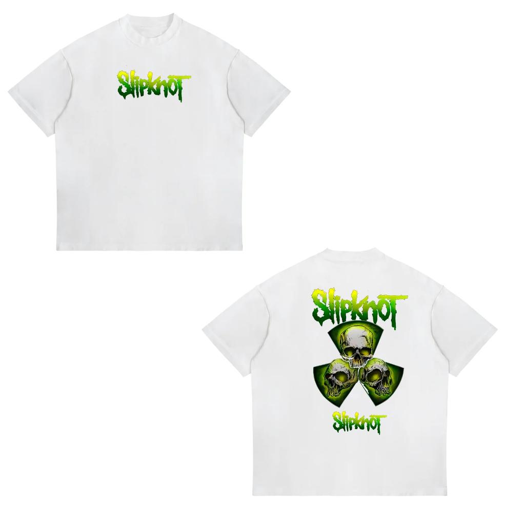 Slipknot Prepare for Hell Album Poster Graphic Print Tshirt Unisex Women Loose Casual Oversized Short Sleeved Street Hip Hop Tees