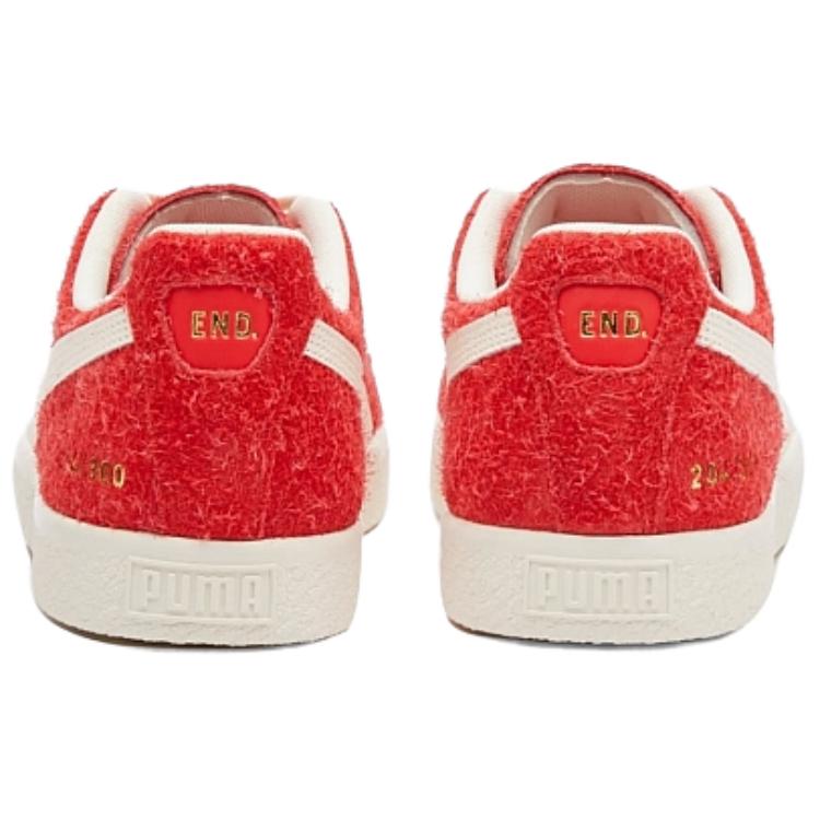 Puma END. X Clyde OG 50th Anniversary - Red Men Sneakers For-All-Time-Red Frosted-Ivory 392302-02