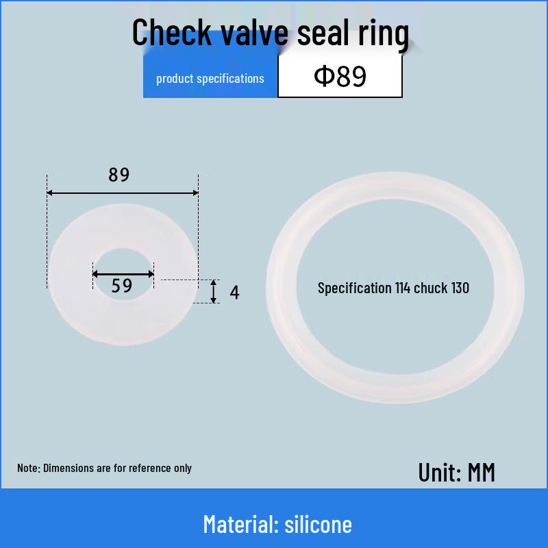 Silicone O-Ring Gasket for Sanitary Quick-Install Check Valves