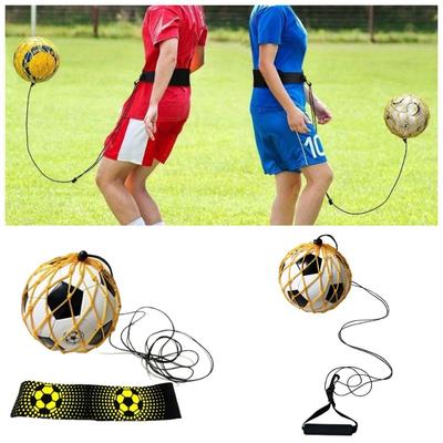 Elastic Belt Soccer Training Juggling Net Bag Mesh Football Training Equipment  Practice