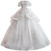 Neu Hochzeit Kleid frauen Kleine Größe Französisch Schwere Industrie Palace Wind Abdeckung
