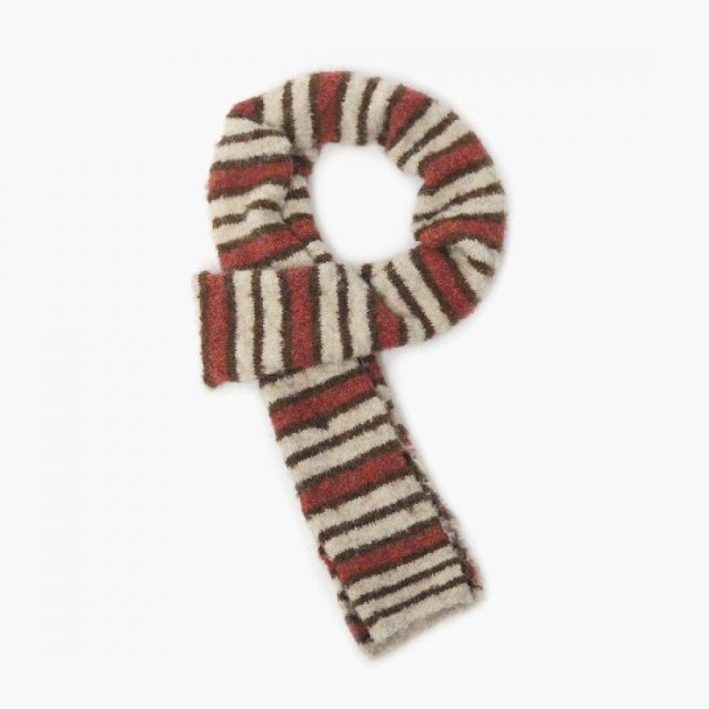 New Arrivals Open Run Couple Look Mini Muffler Wool Knit Scarf For WoMen And Men