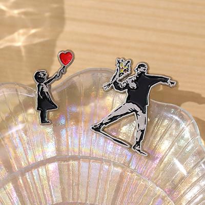 3pcs/set Cartoon Anime Movie Role Brooch Enamel Pins Custom Film Peripheral Souvenir Badges Clothes Lapel Gift for Friend