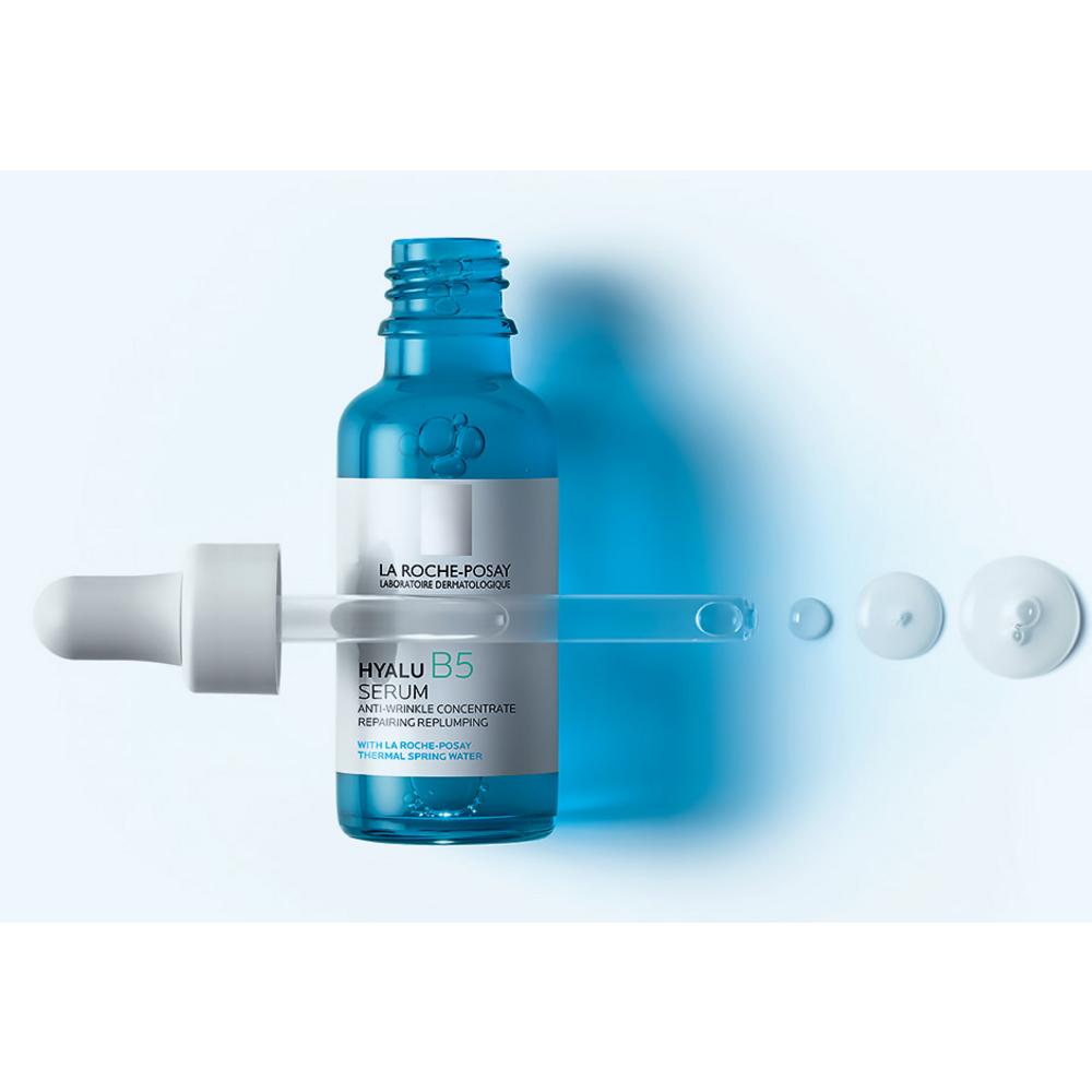 La Roche-Posay Hyalur B5 Serum 50ml + Vegan Cotton Pad 40p Set, 1 set