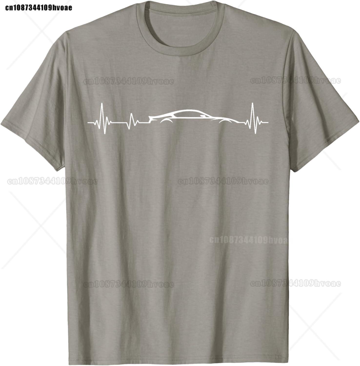 Car Guy Heartbeat Car Enthusiast Racing Car Driver Racer TShirt S