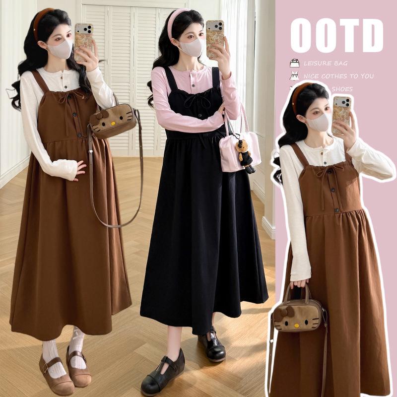 2026 Spring Slimming Strappy Dress & Knit Top Set 2XL