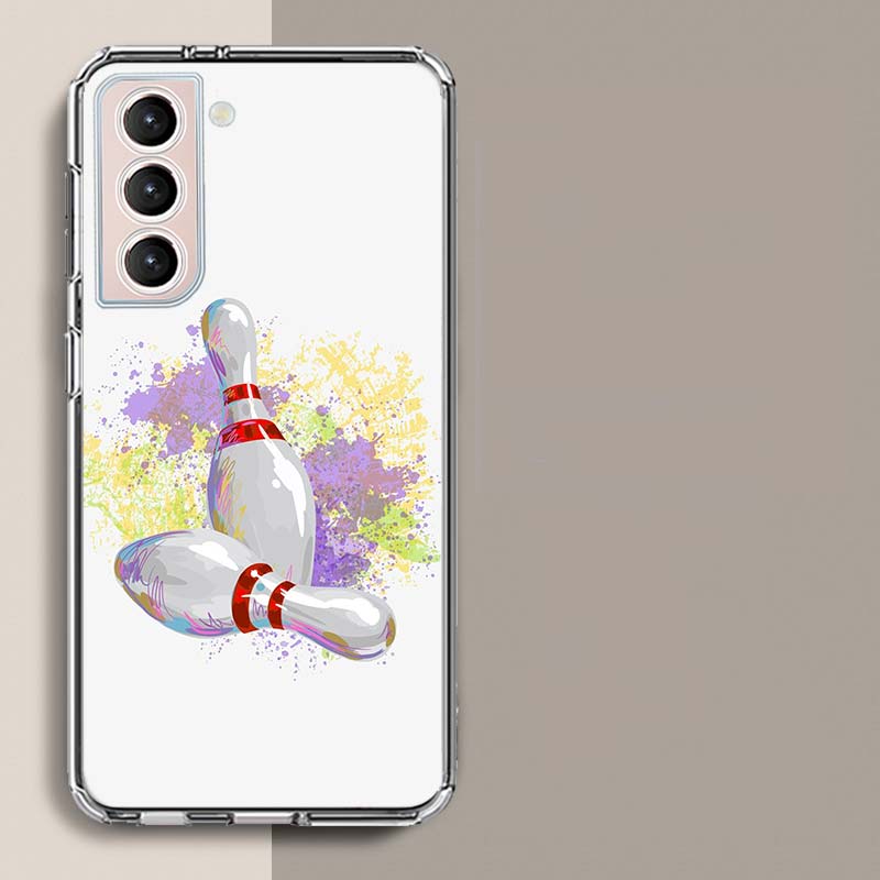 Bowling Entertainment Activities Phone Case for Samsung A16 A17 A26 A36 A56 A57 A55 A54 A37 A15 A25 A35 A14 A24 A34 Galaxy Note