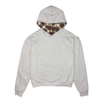 European and American Autumn and Winter Street Retro Checkered Hooded Sweatshirt for Men and Women