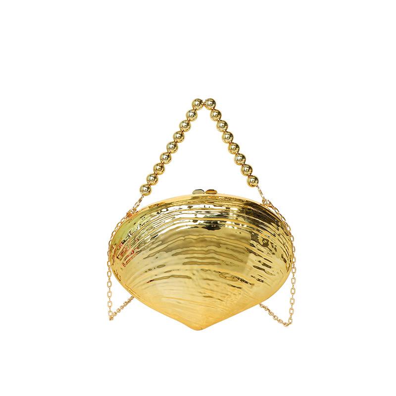 Shell Egg Acrylic Clutch Purses For Women Wedding Candy  Evening Crossbody Bag Marbling Handbags Mini Female  Detachable Chain