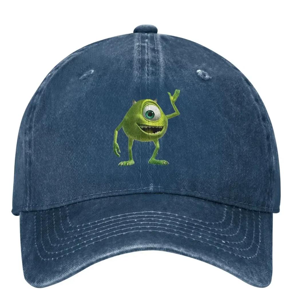 Mike Wazowski Monsters University Baseball Cap Outdoor Sport Yk Retro Hip Hop Hats Unisex Teens Fashion Sun Visors Baseball Cap