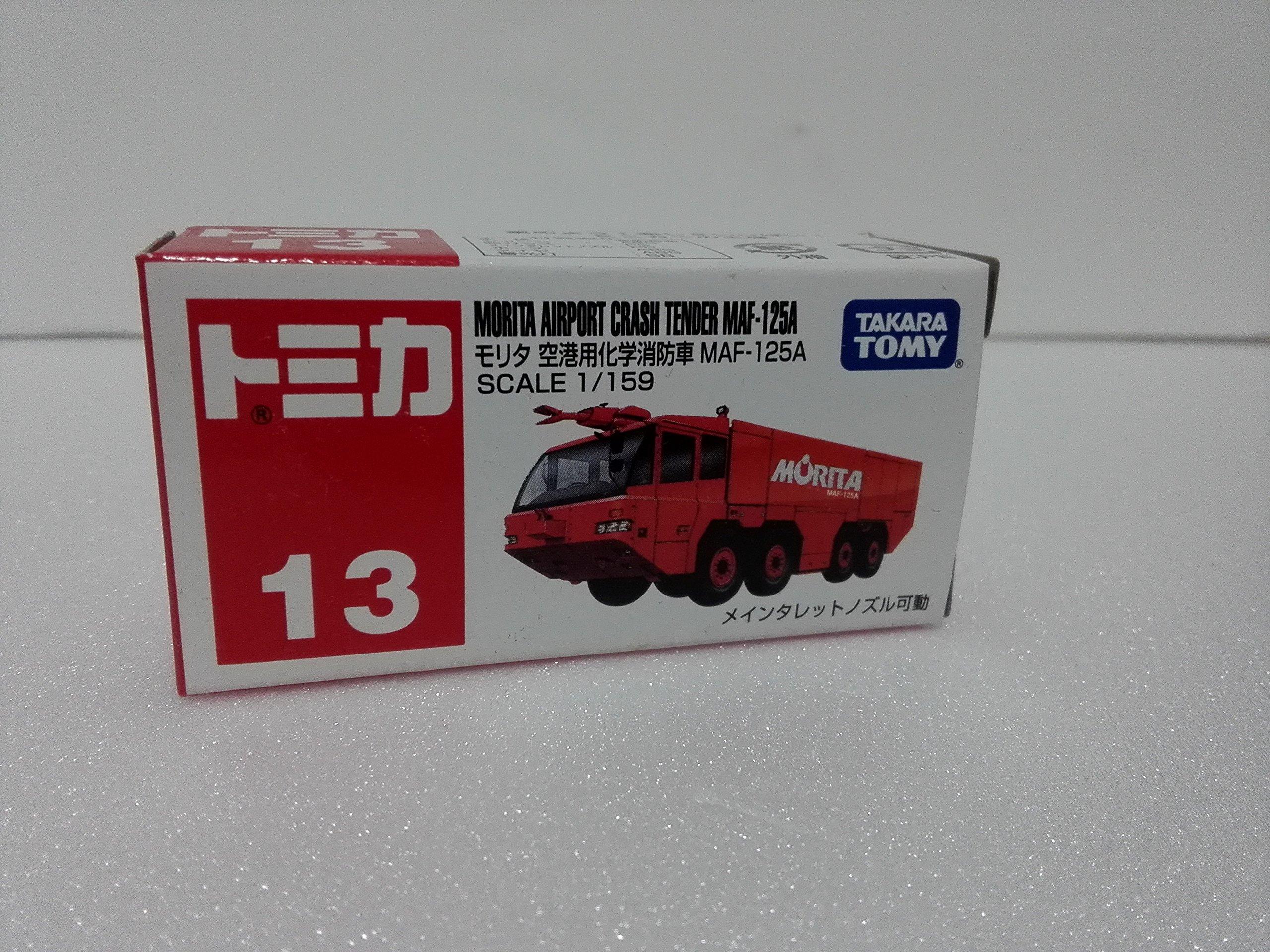 

Out-of-print Tomica No. 13 Morita Airport Chemical Fire Truck MAF-125A Crazy Minicar Circle with Case, Ships from Amazon Warehouse