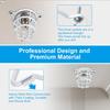 Happy Tree (5 Pack) White Fire Sprinkler Head Guard Cage Cover for Both 1/2" & 3/4" Fire Head for Protecting Flush Mount & Side Wall & Pendent Head