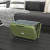 Metalen Geschikt-Stijl Draagbare Barbecue Grill - Groen
