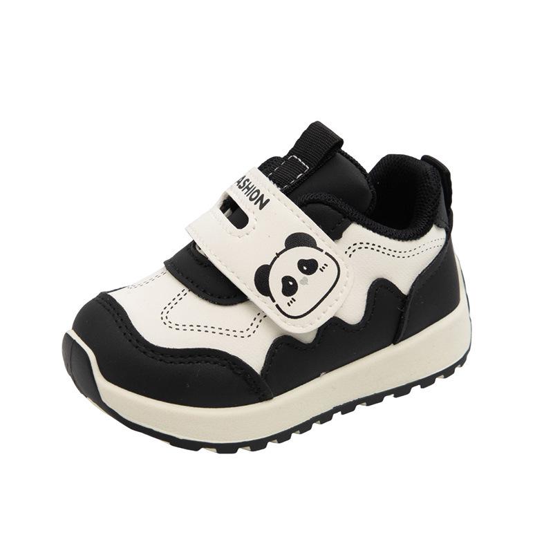 2026 Spring/Autumn Baby Velcro Sports Shoes - Soft, Non-slip, Breathable, Cartoon Design for Boys and Girls