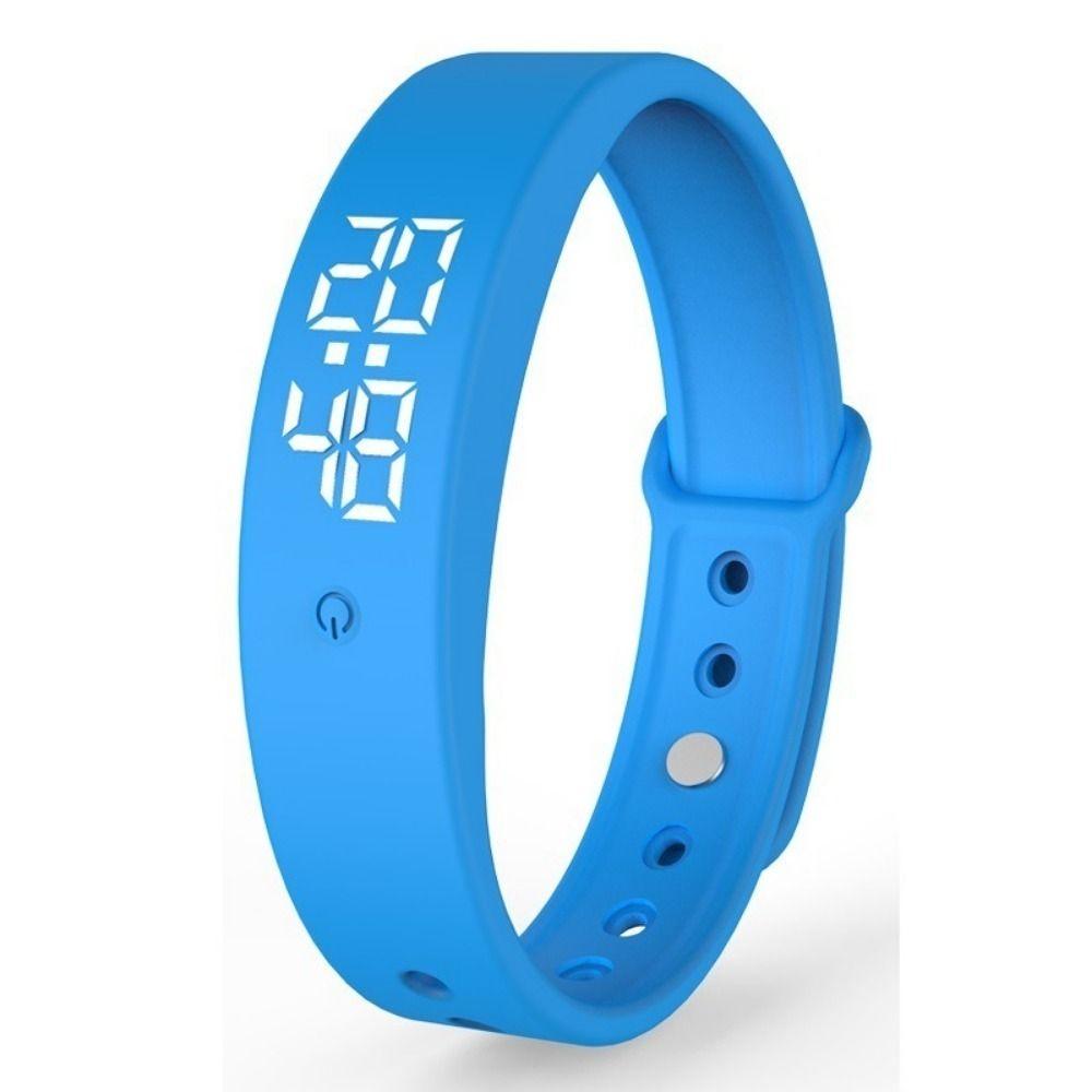 Waterproof Silent Wristband Vibration Wake-Up Smart Band Health Monitor Sports Watch Student Life