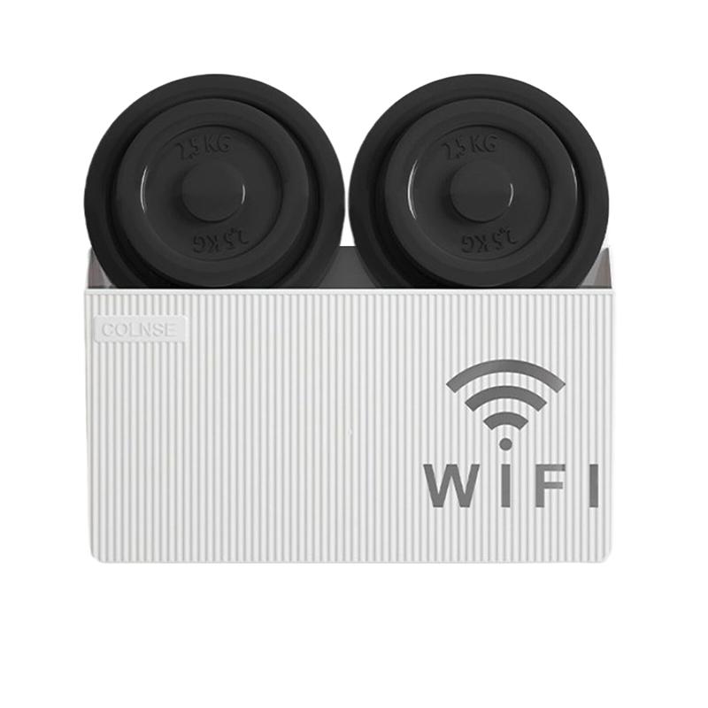 Kutular Duvara Monte Yönlendirici Gişe Ofis Medya Dekor Konsol Wifi Wifi Kutusu Kablosuz Depolama Kutuları Raf Braketi Askılar Duvar Rafı